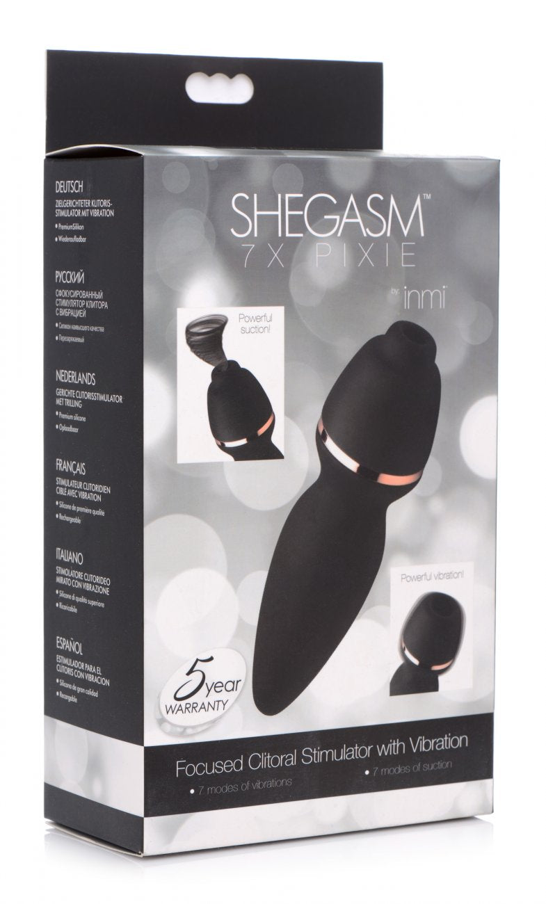 Shegasm 7X Pixie Focused Clitoral Stimulator with Vibration